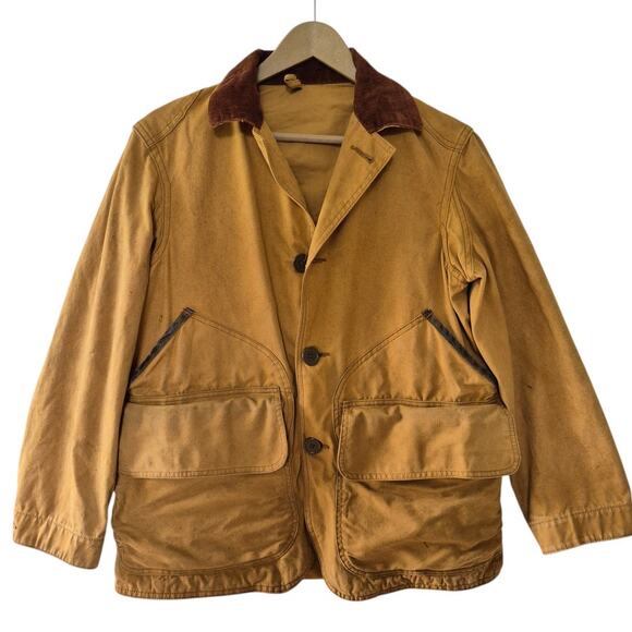 American Field The Hettrick MFG CO 1930 1940 Canvas Vintage Shooting Jacket M - Picture 2 of 7
